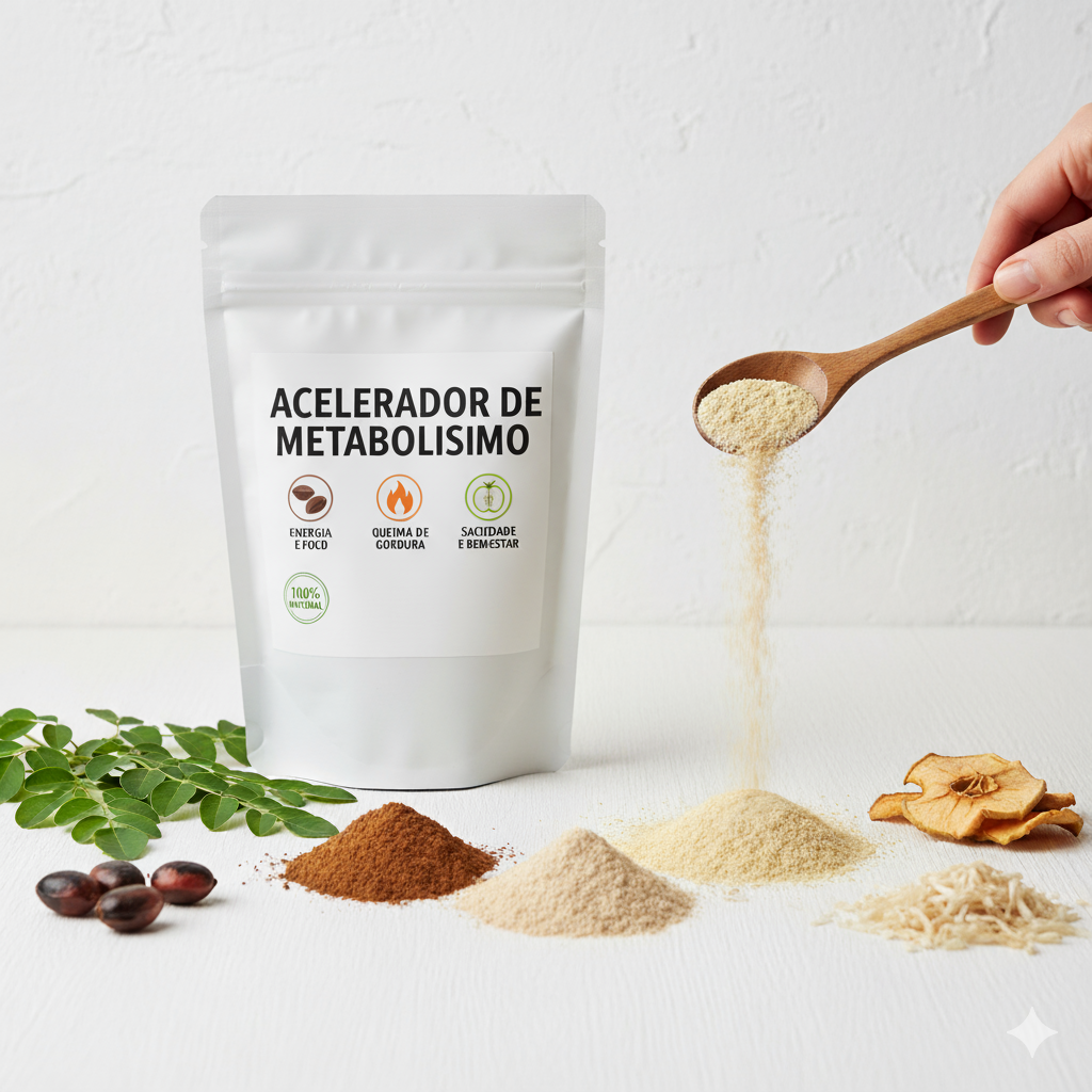 Gemini_Generated_Image_lh6fphlh6fphlh6f ACELERADOR DE METABOLISMO - QUEIMA DE GORDURA NATURAL - 400 g - Imagem 1